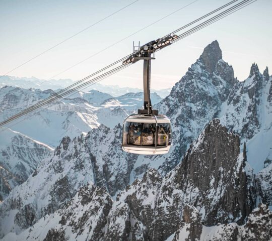 Salita al Monte Bianco con la Skyway