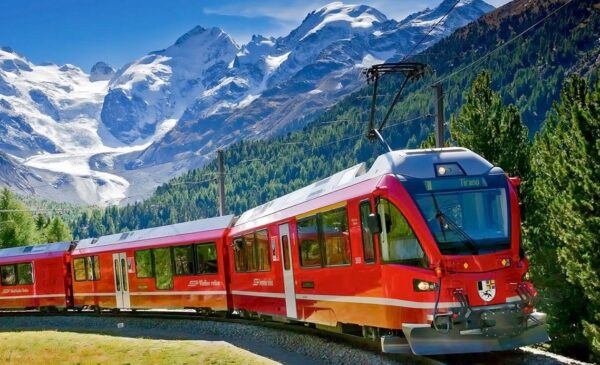 St. Moritz con il Trenino del Bernina - 5 settembre