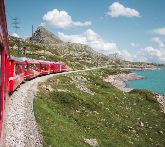 St. Moritz con il Trenino del Bernina